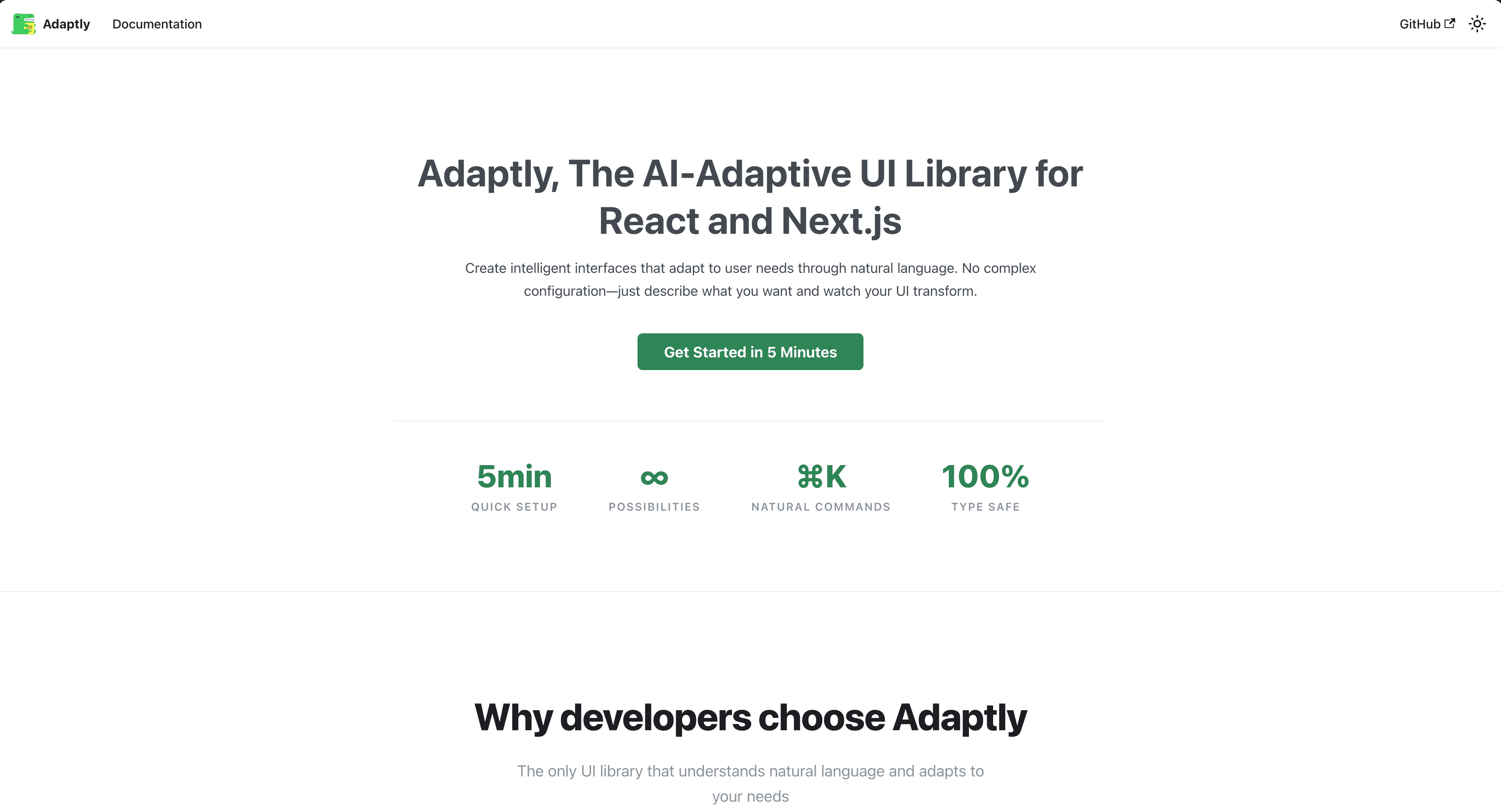 Adaptly - The AI-Adaptive UI Library for React & Next.js