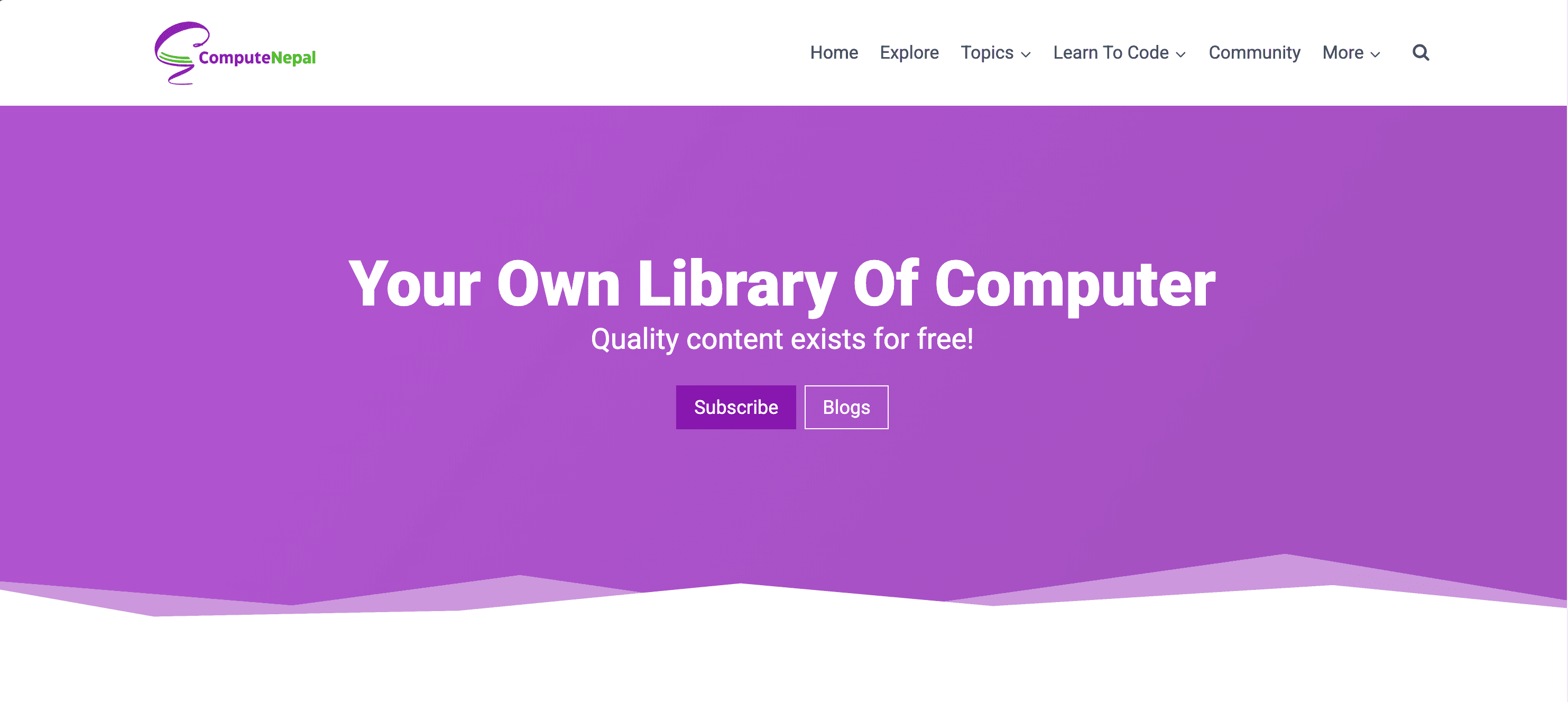 ComputeNepal - A Tech Blog and Open-Source Learning Platform